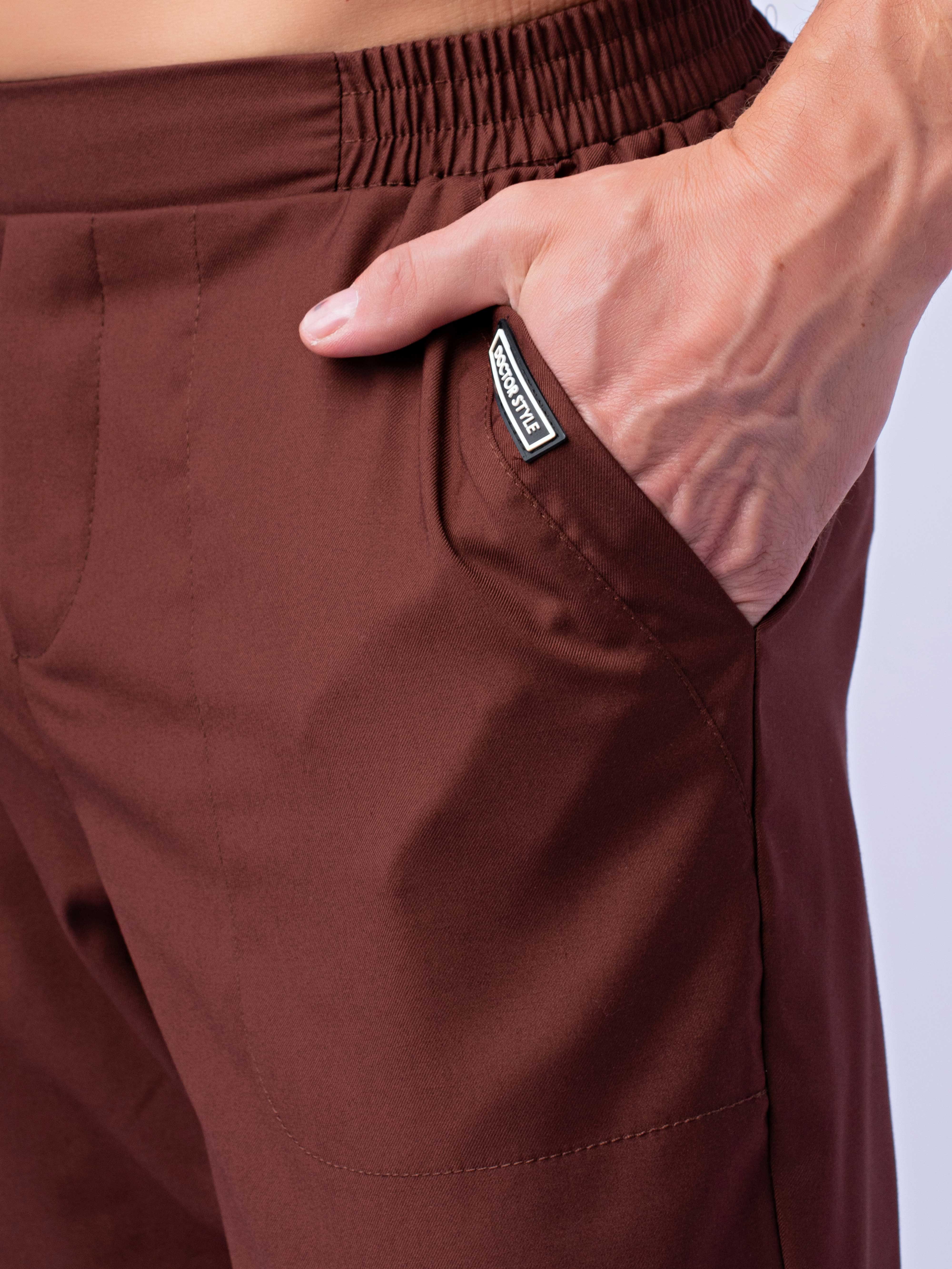 стильная-медицинская-форма-доктор-стиль-мужские-чинос-шоколад-6