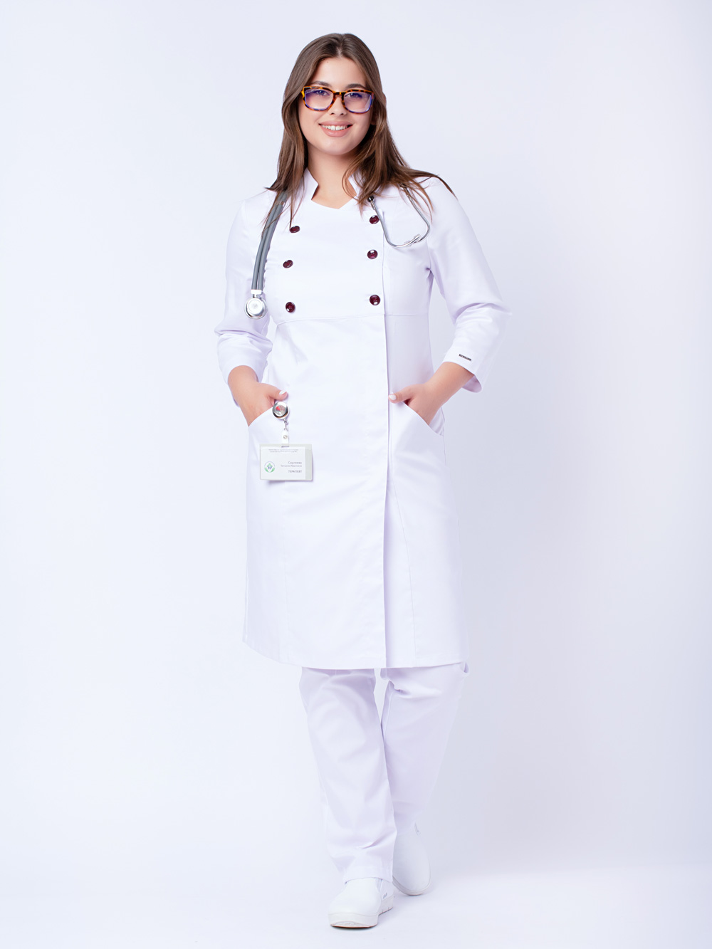 халат-медицинский-женский-двубортный-на-пуговицах-доктор-стиль-белый-5
