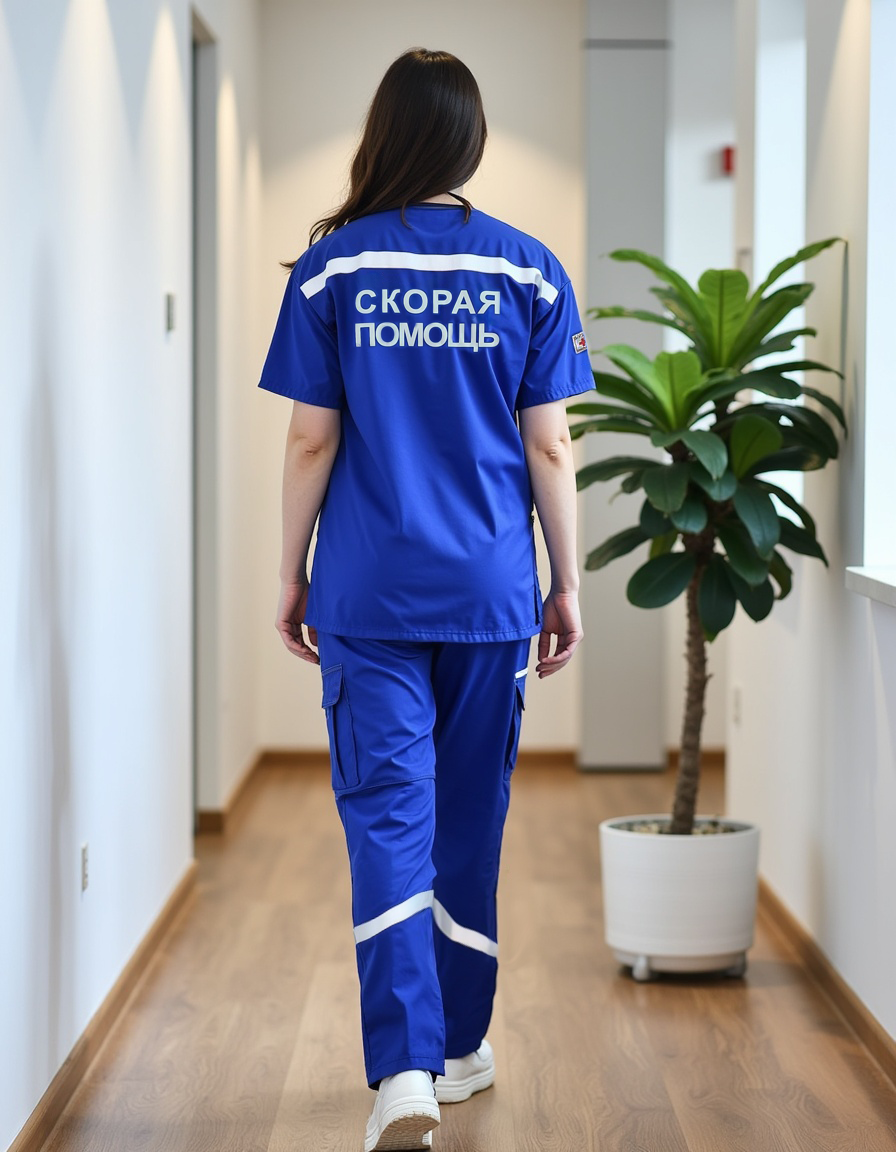 Блуза унисекс Файер М, василек NEW 4