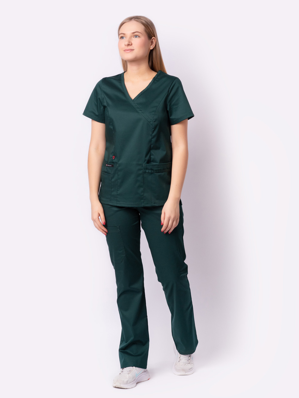 2.мед.одежда,-блуза-медицинская-хирургичка,--медицинская-рубашка-с-хирургическим-вырезом,-женская-медицинская-одежда-с-дополнительными-карманами,-doct