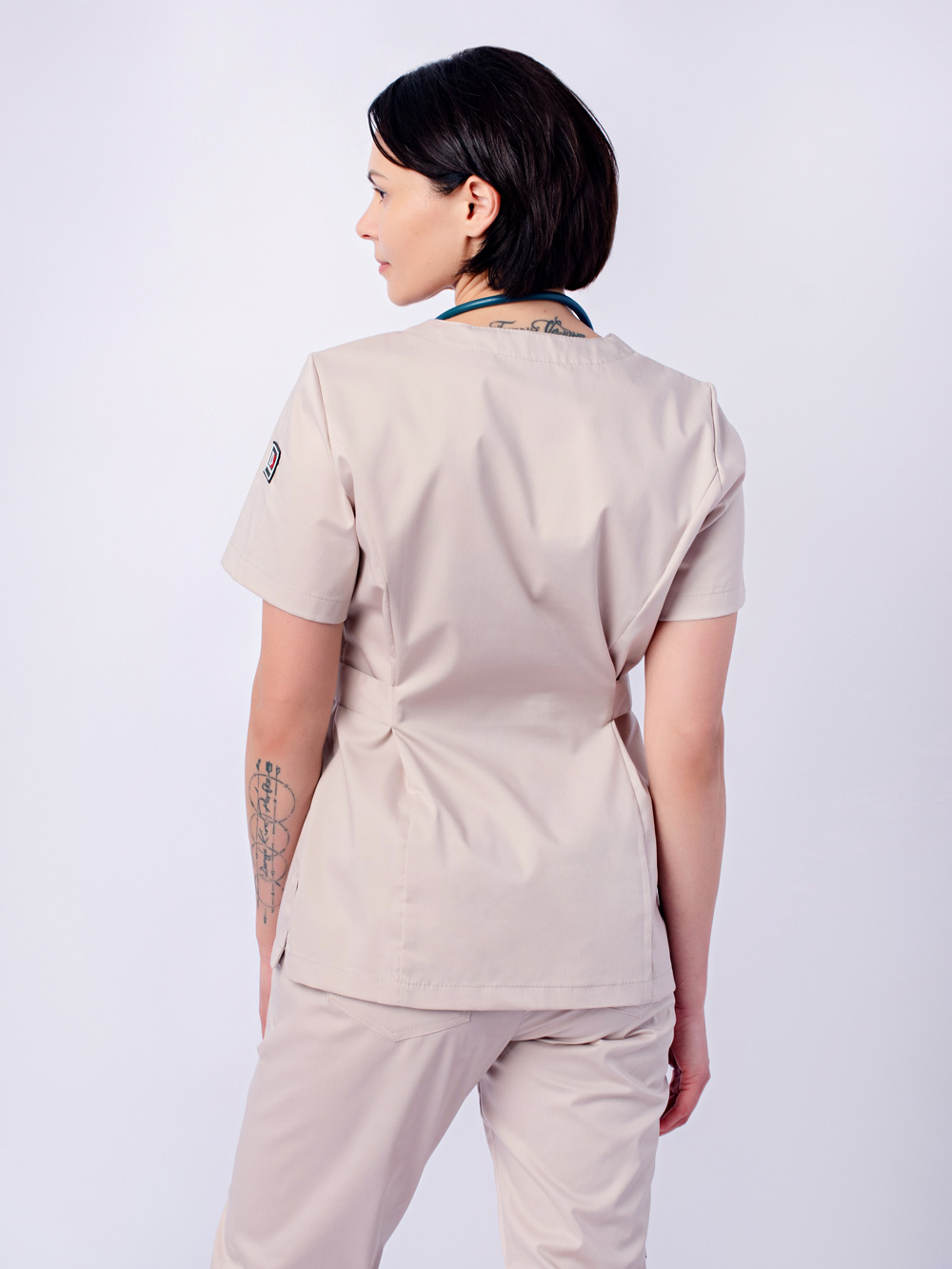 блуза-медецинская-рубашка-доктор-стиль-женская-3