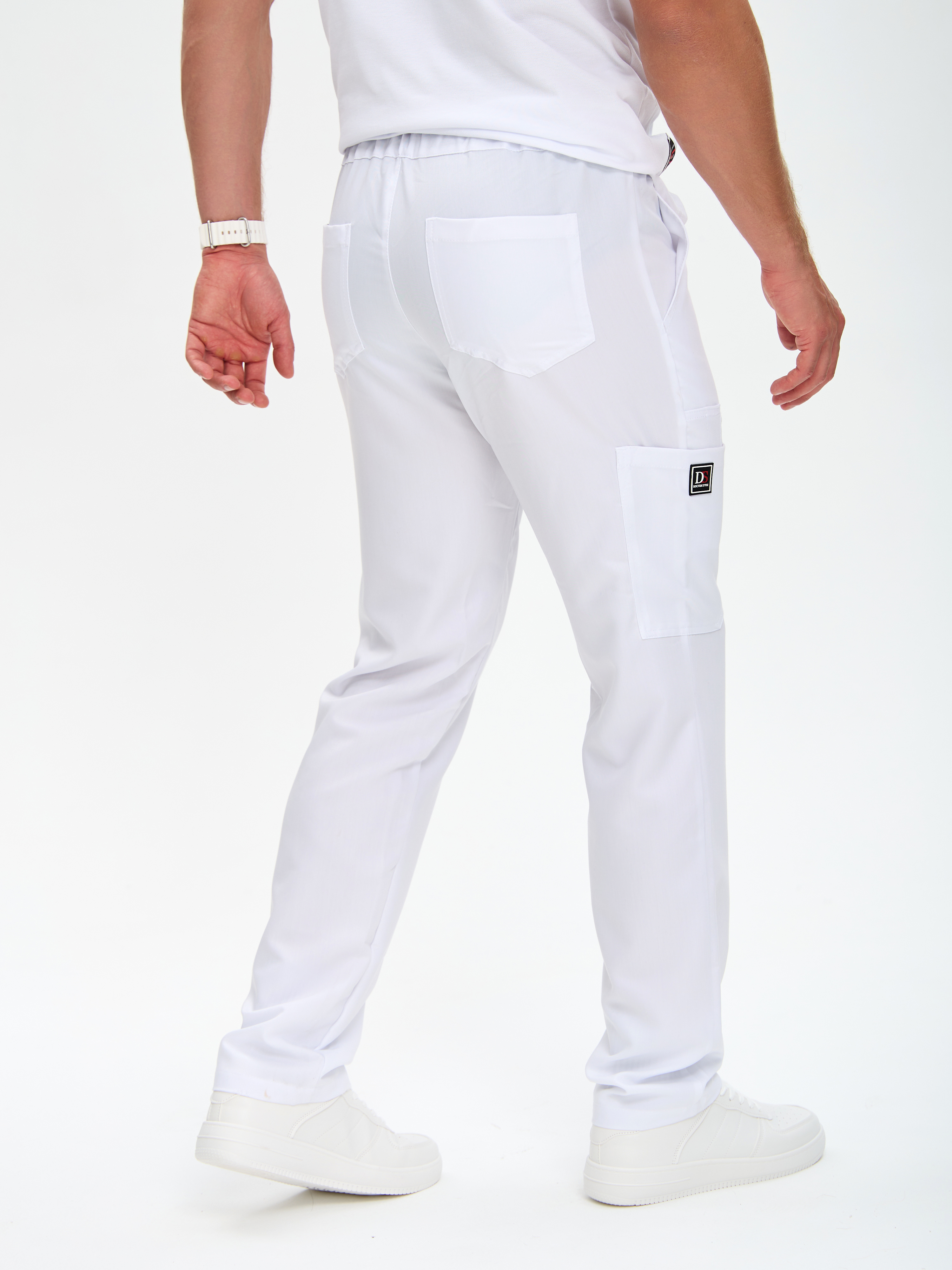 Медицинские брюки мужские Софт TREND, белые 5
