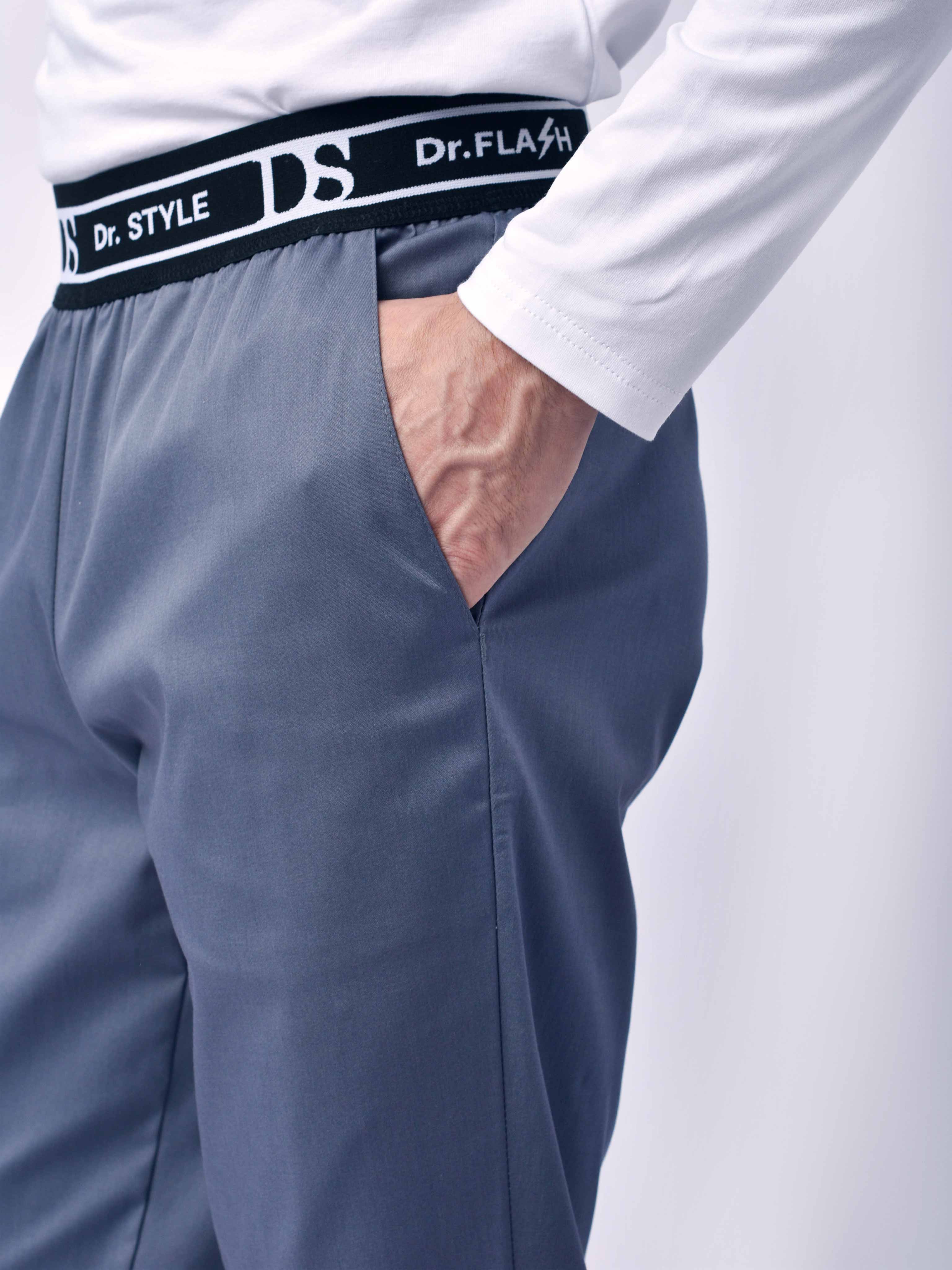 Брюки-медицинские-с-резинкой-доктор-стиль-4