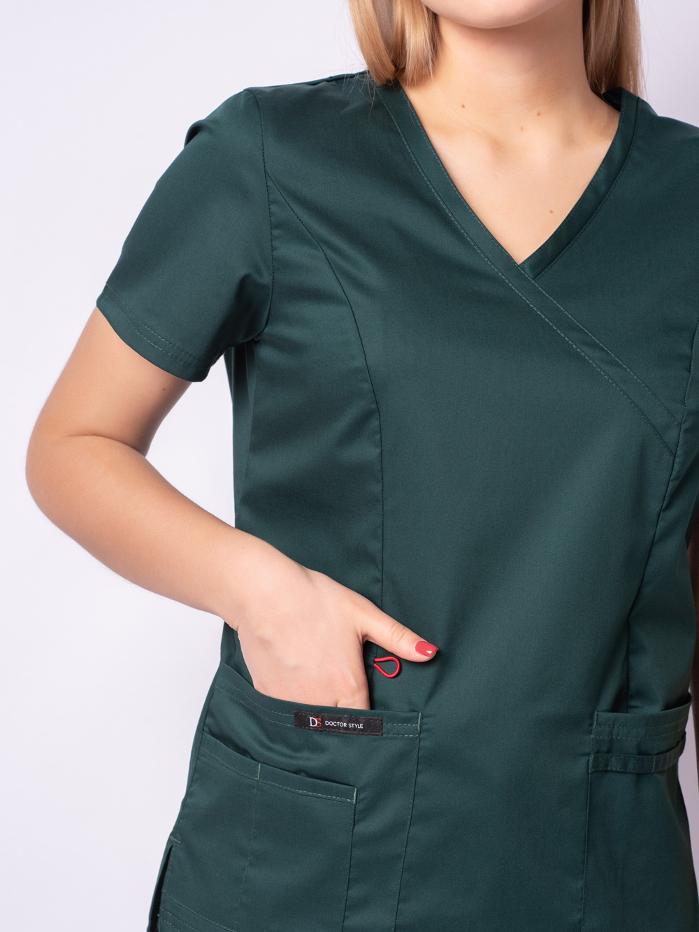 6.мед.одежда,-блуза-медицинская-хирургичка,--медицинская-рубашка-с-хирургическим-вырезом,-женская-медицинская-одежда-с-дополнительными-карманами,-doct