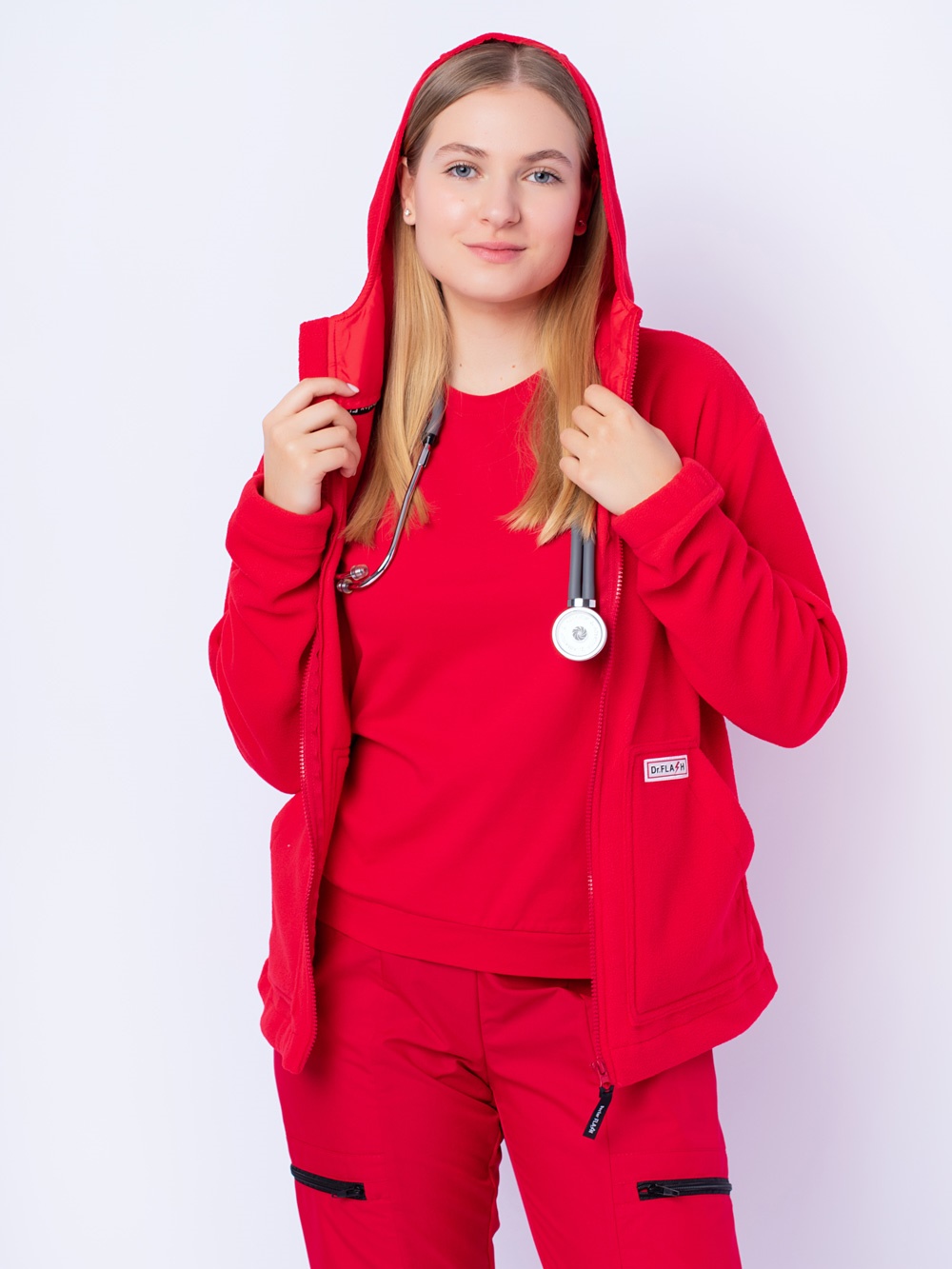 флисовая-красная-толстовка-с-капюшоном-доктор-флеш-скорая-помощь-5