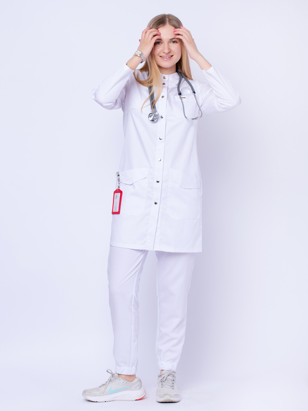 Халат-медицинский-женский-белый-доктор-стиль-5