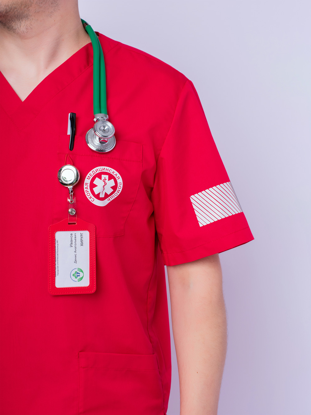 блуза-скорая-помощь-доктор-флеш-рубашка-красная-унисекс-8