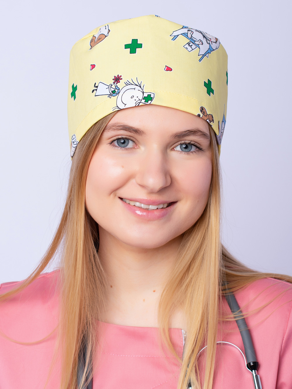 колпак-медицинский-доктор-стиль-хэппи-с-принтом-1