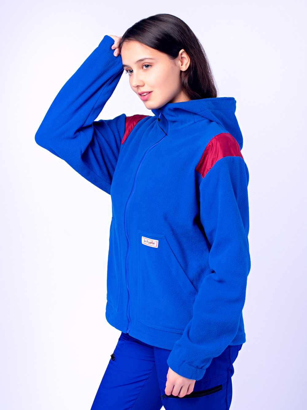 флиска-толстовка-скорая-помощь-зипка-василек-с-бордовыми-красными-вставками-4