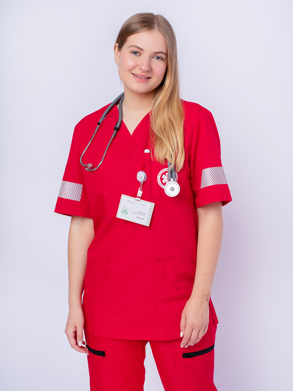 блуза-скорая-помощь-доктор-флеш-рубашка-красная-унисекс-5