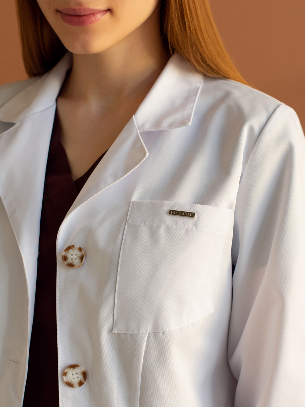 Медицинская блуза женская Аврора, белая-2