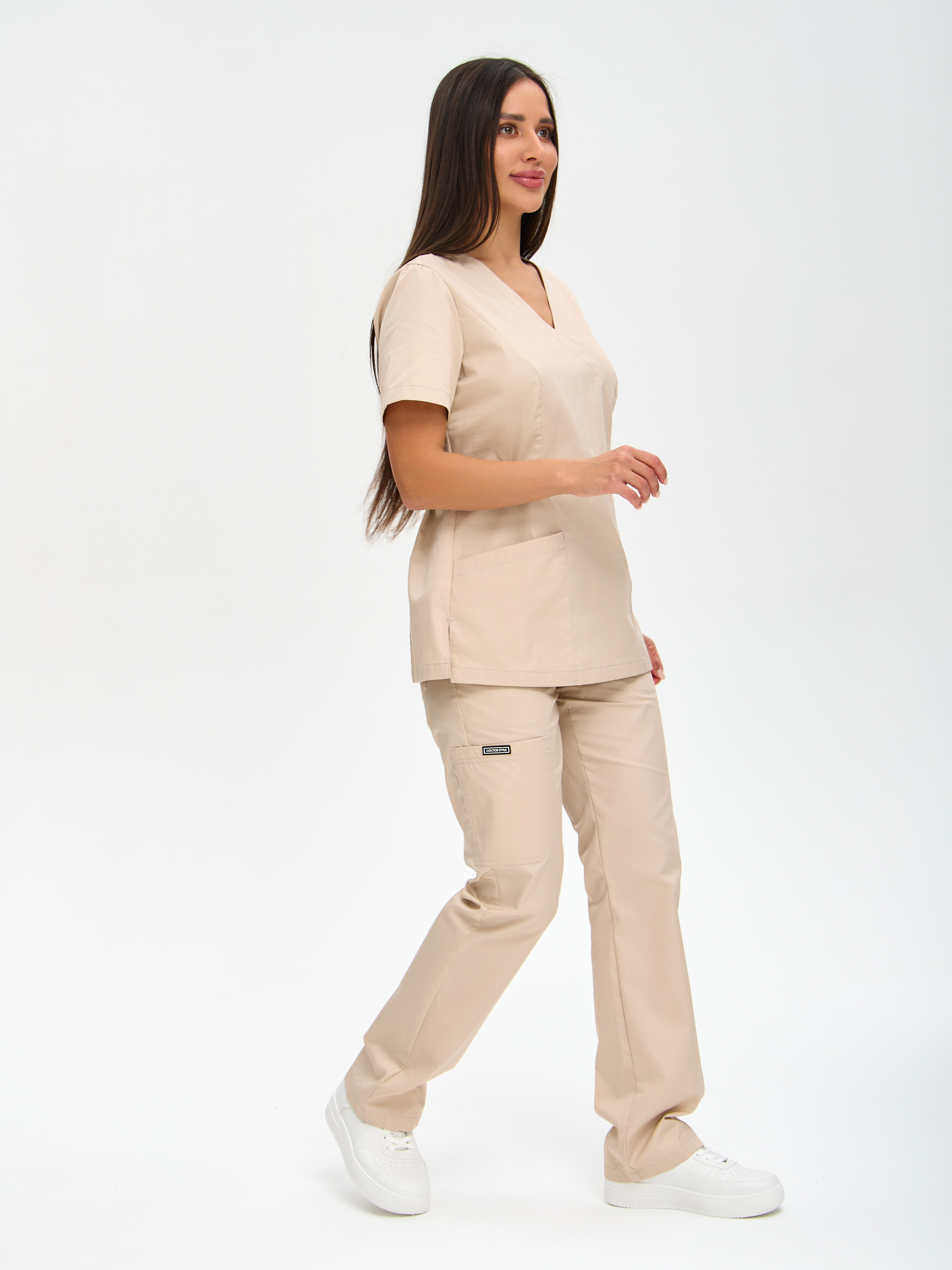 Медицинская блуза женская Бета TREND, латте 3