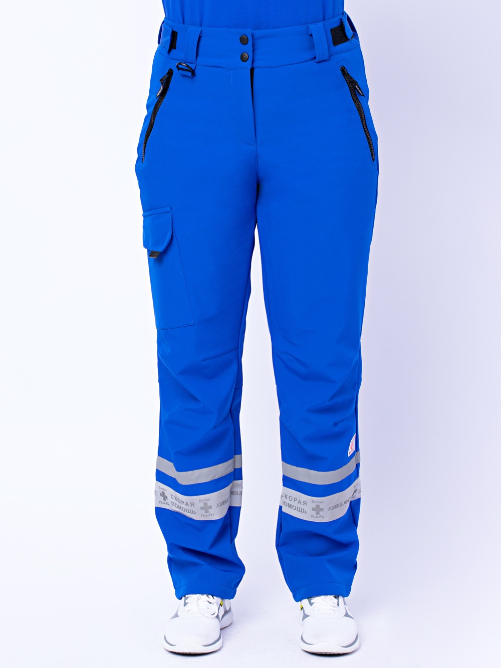 Брюки утепленные женские Хелпер, василек-7