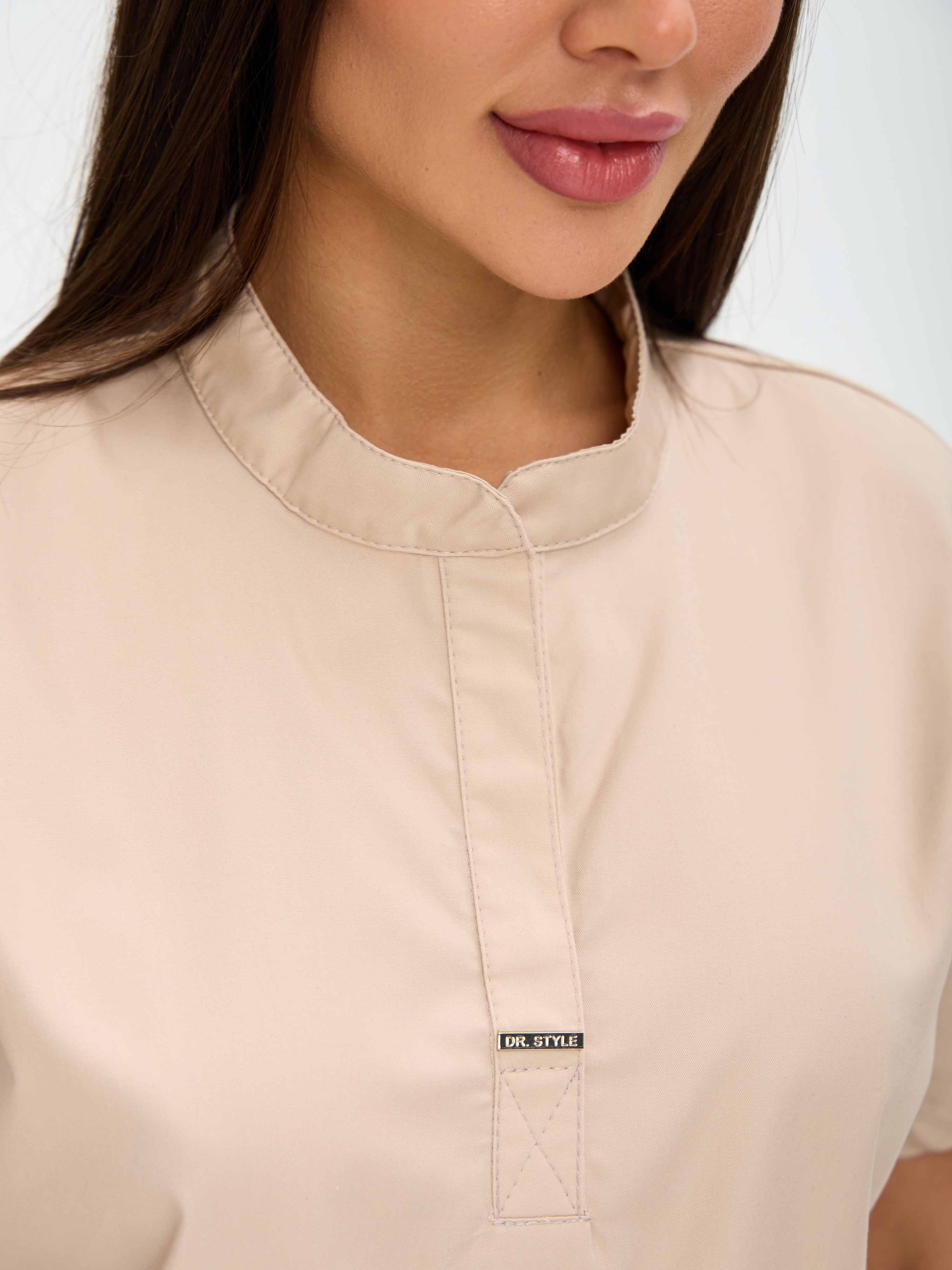 Медицинская блуза женская Дао, латте NEW 3