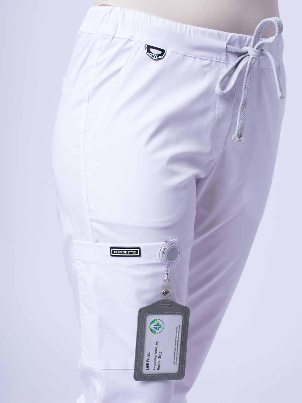 белые-брюки-женские-медицинские--доктор-стиль-с-карманами-5