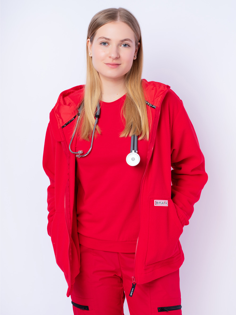 флисовая-красная-толстовка-с-капюшоном-доктор-флеш-скорая-помощь-3
