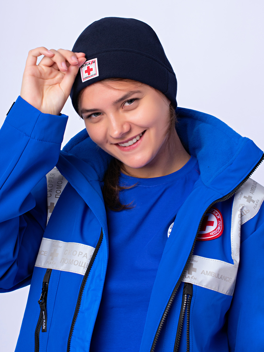 шапка-скарой-помощи-доктор-флеш-тёмно-синяя-2