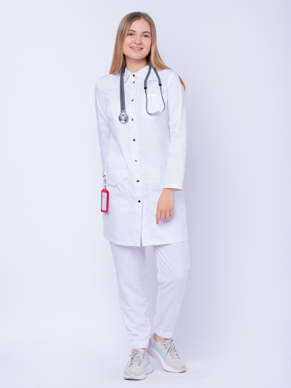 Халат-медицинский-женский-белый-доктор-стиль-2