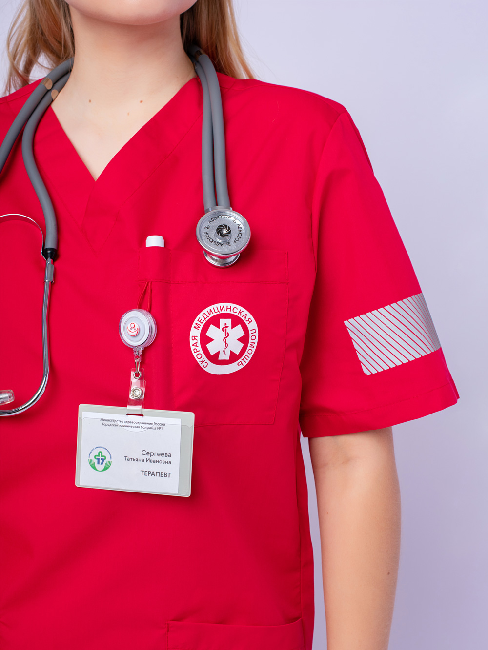 блуза-скорая-помощь-доктор-флеш-рубашка-красная-унисекс-6