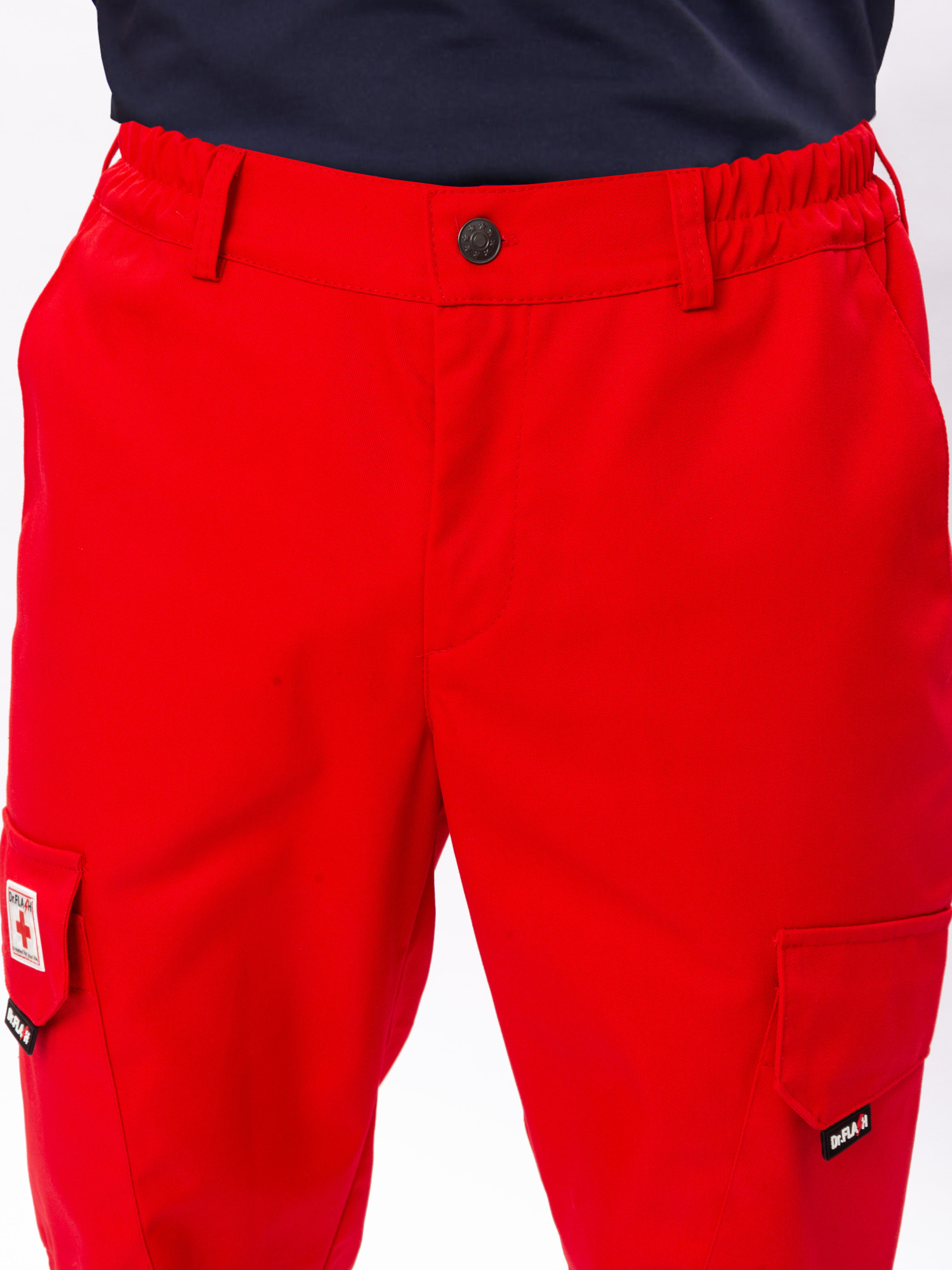 Демисезонные брюки мужские ФлешКа М, красные 5