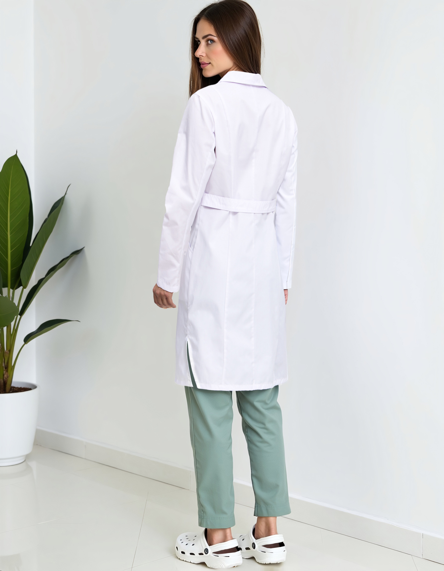 Медицинский халат женский Вива, белый 3
